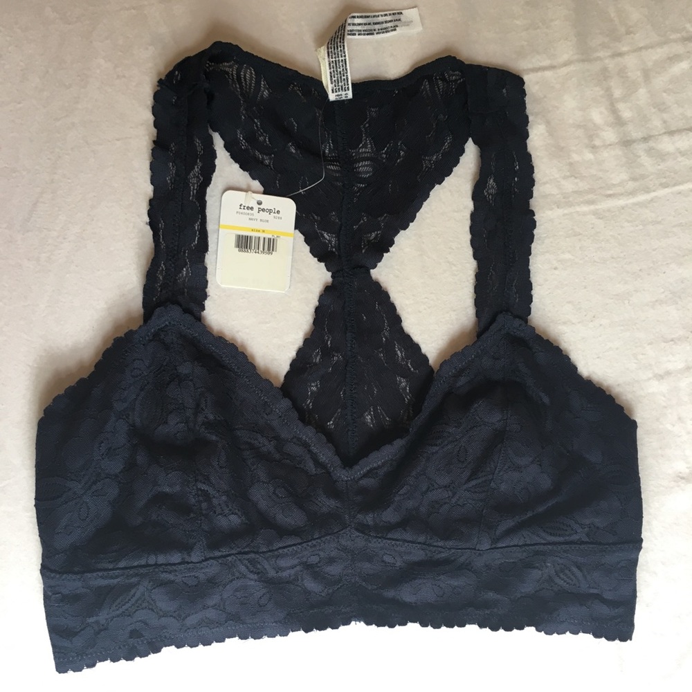 Free People Lace Racerback Bralette